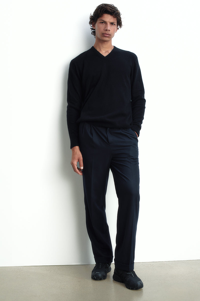 Pantalón amplio de franela