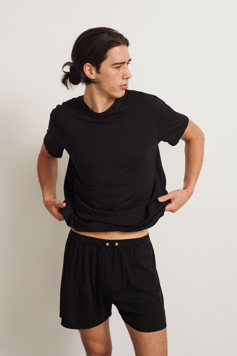 Boxer de algodón en tejido de camiseta