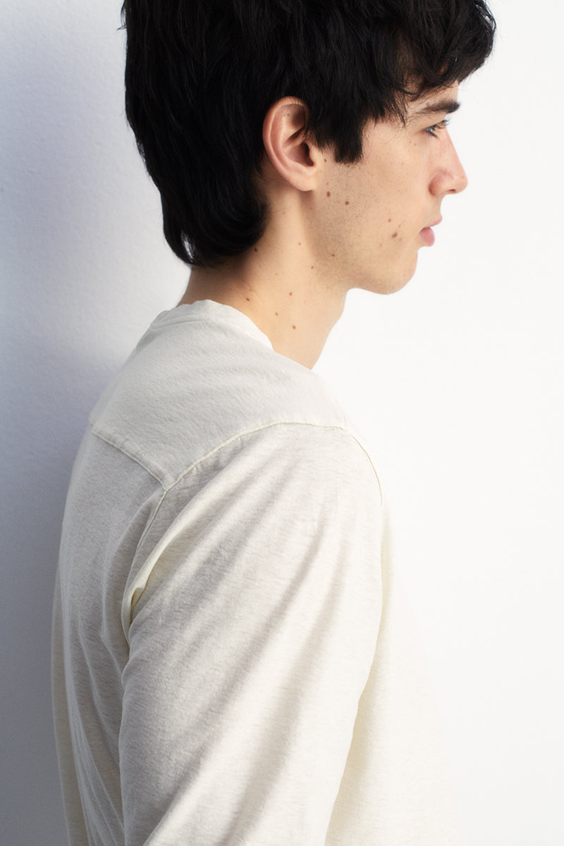 Camiseta de algodón ultraligero con manga larga