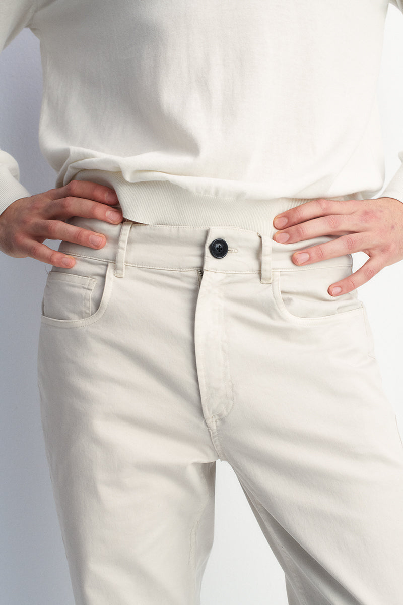 Pantalón de algodón con 5 bolsillos
