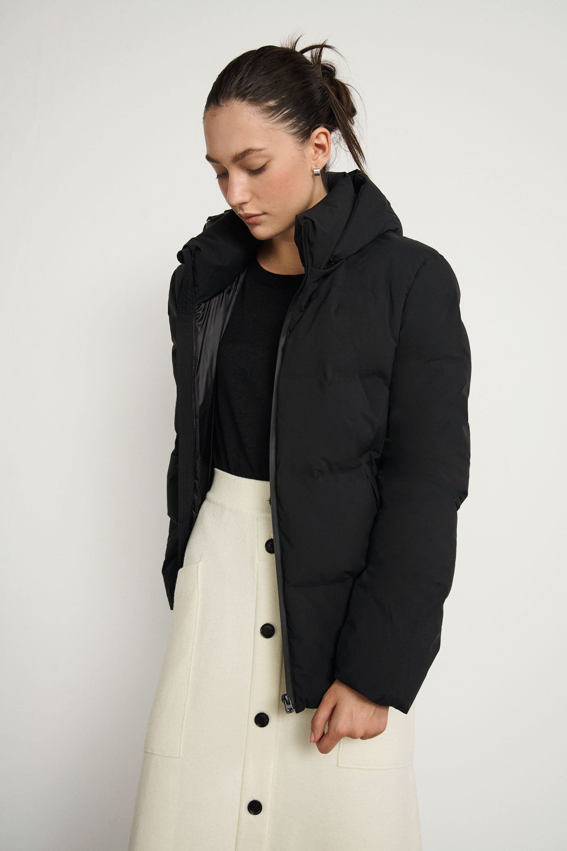 Chaqueta acolchada con interior de pluma