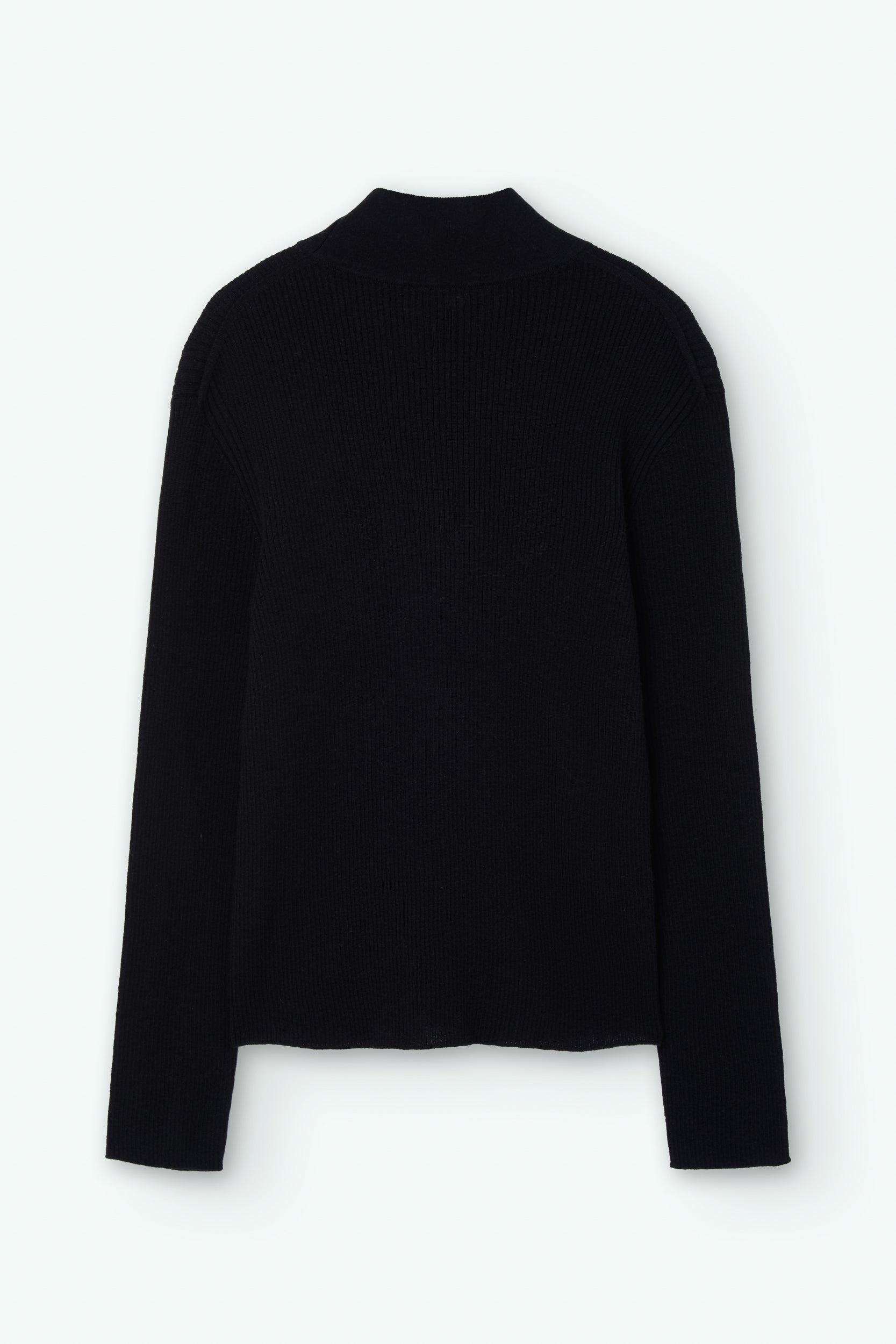 Jersey de cashmere con cuello perkins