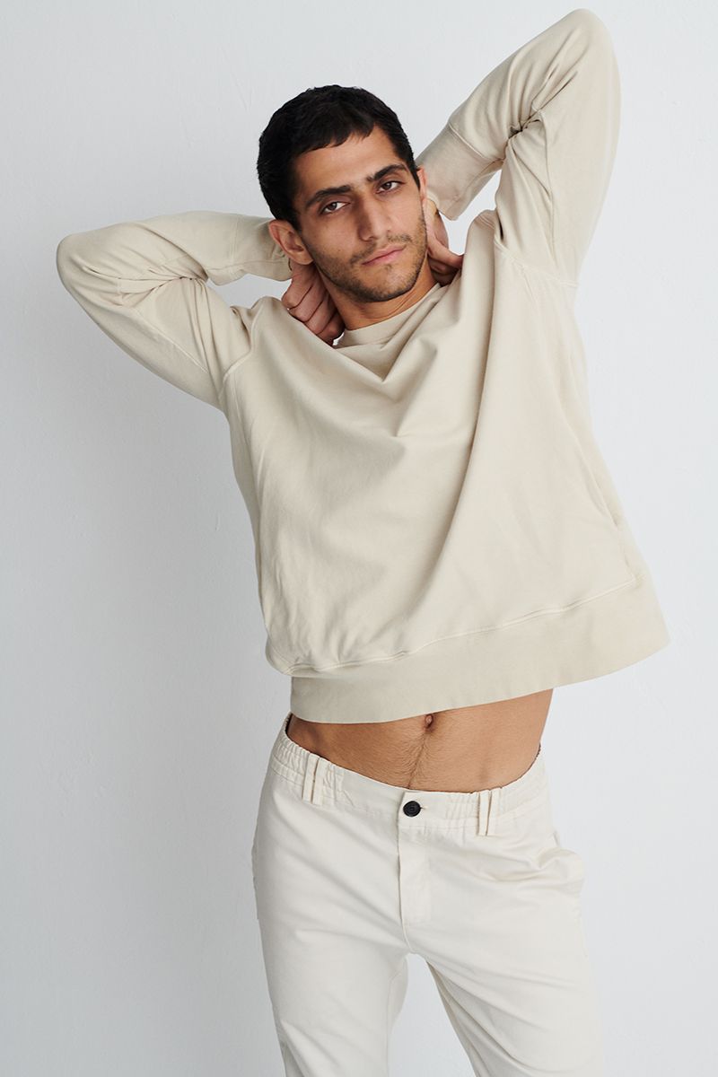 Cotton sweatshirt with pockets