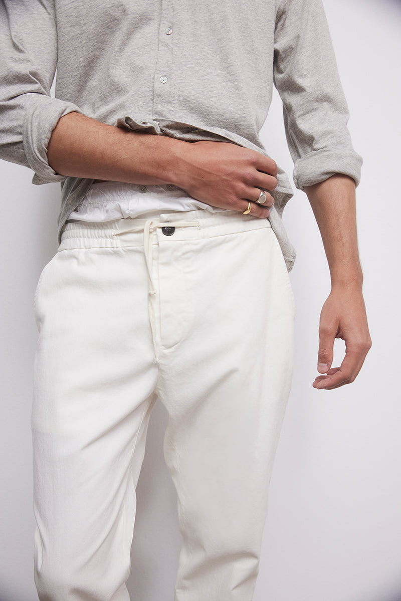 Pantalón amplio de algodón