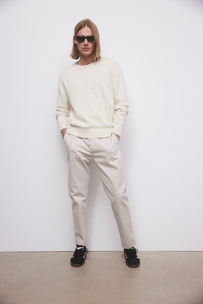 loose fit cotton trousers