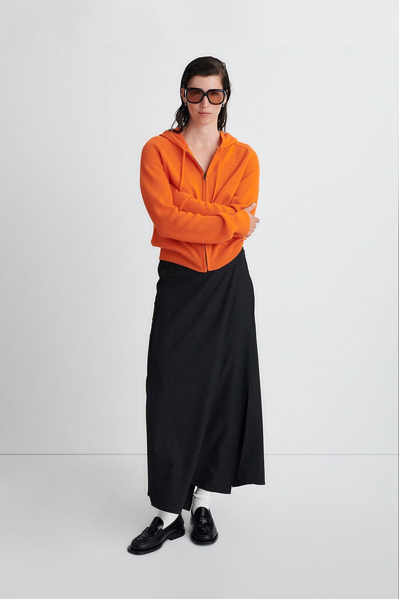 Flannel multi-panaled skirt