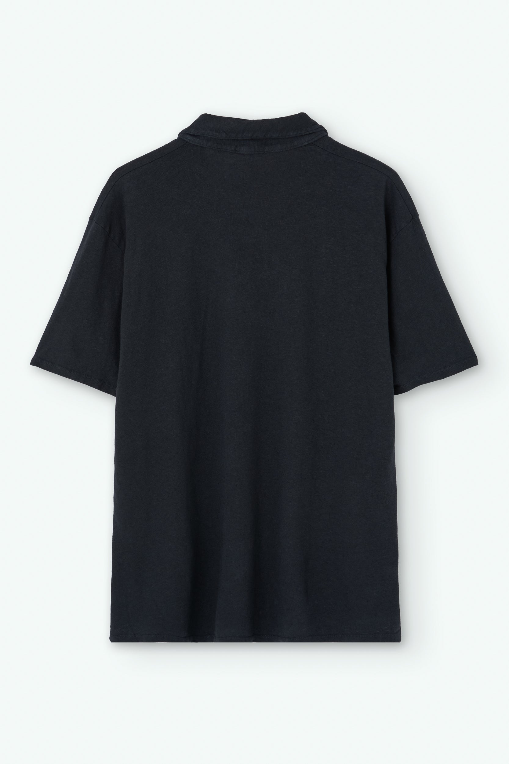 Polo de lino y algodón