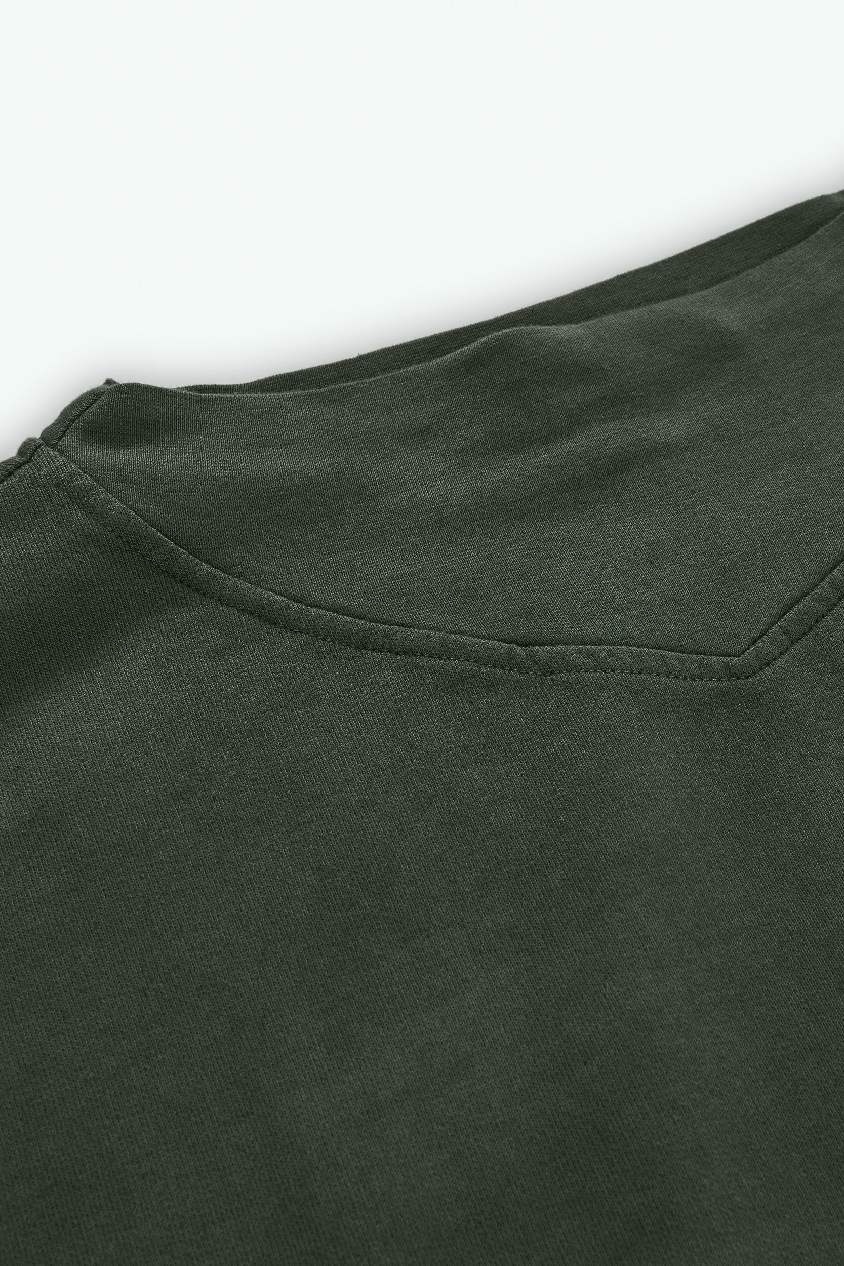 Oval-Neck Sweatshirt