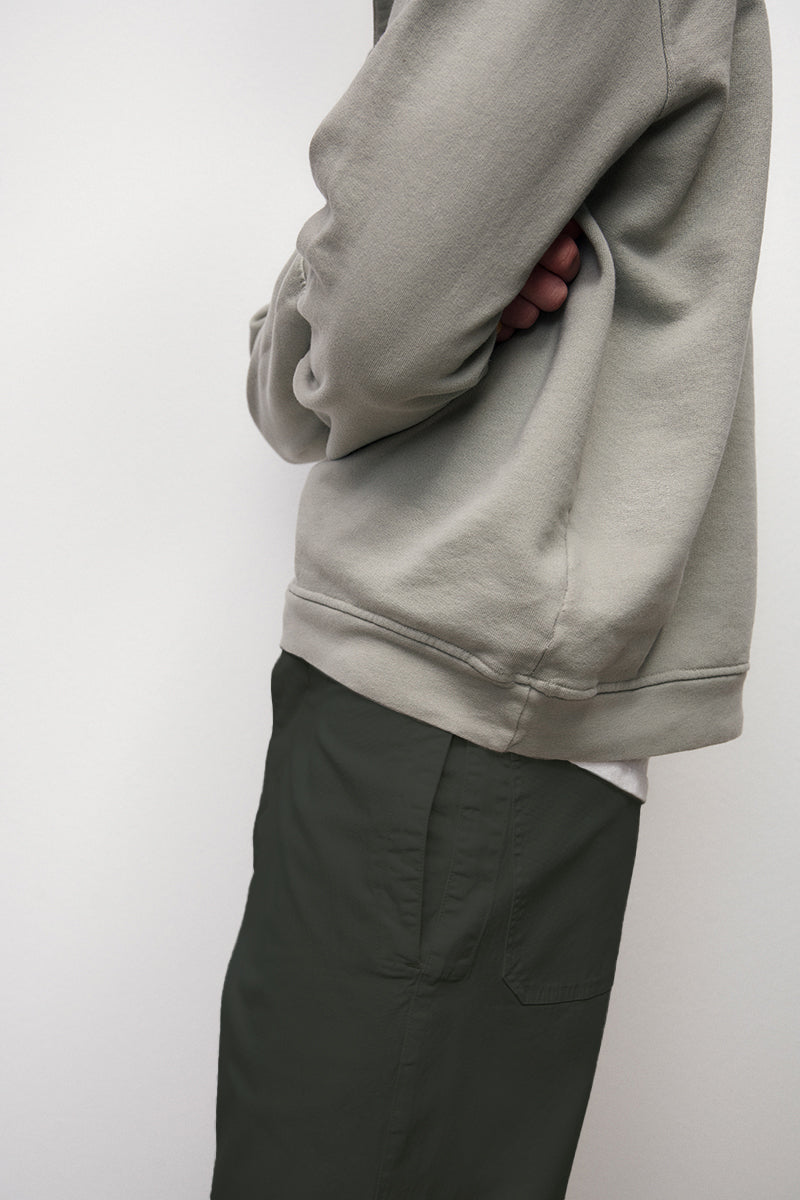 Pantalón amplio de algodón