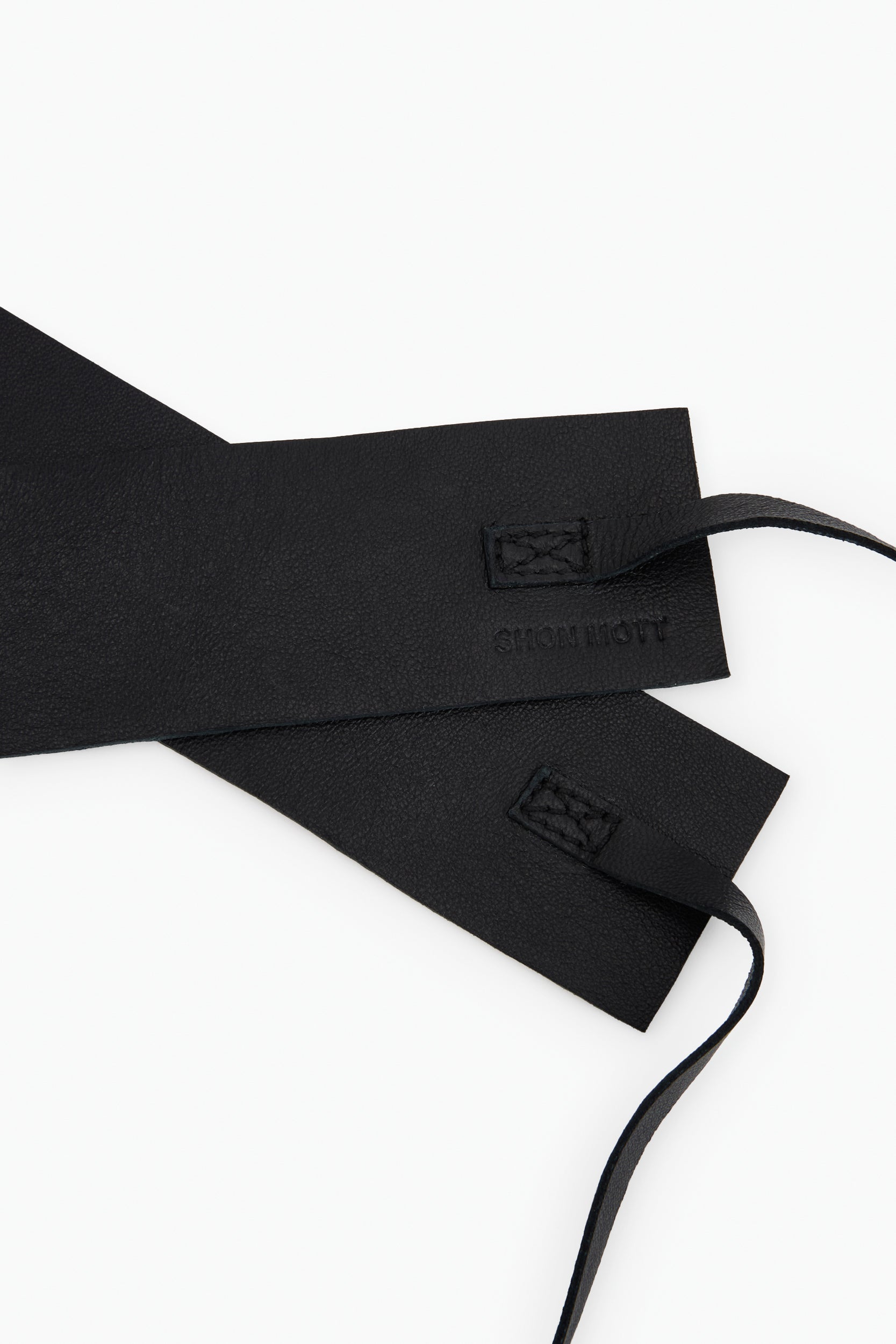 Cinturón mini de piel