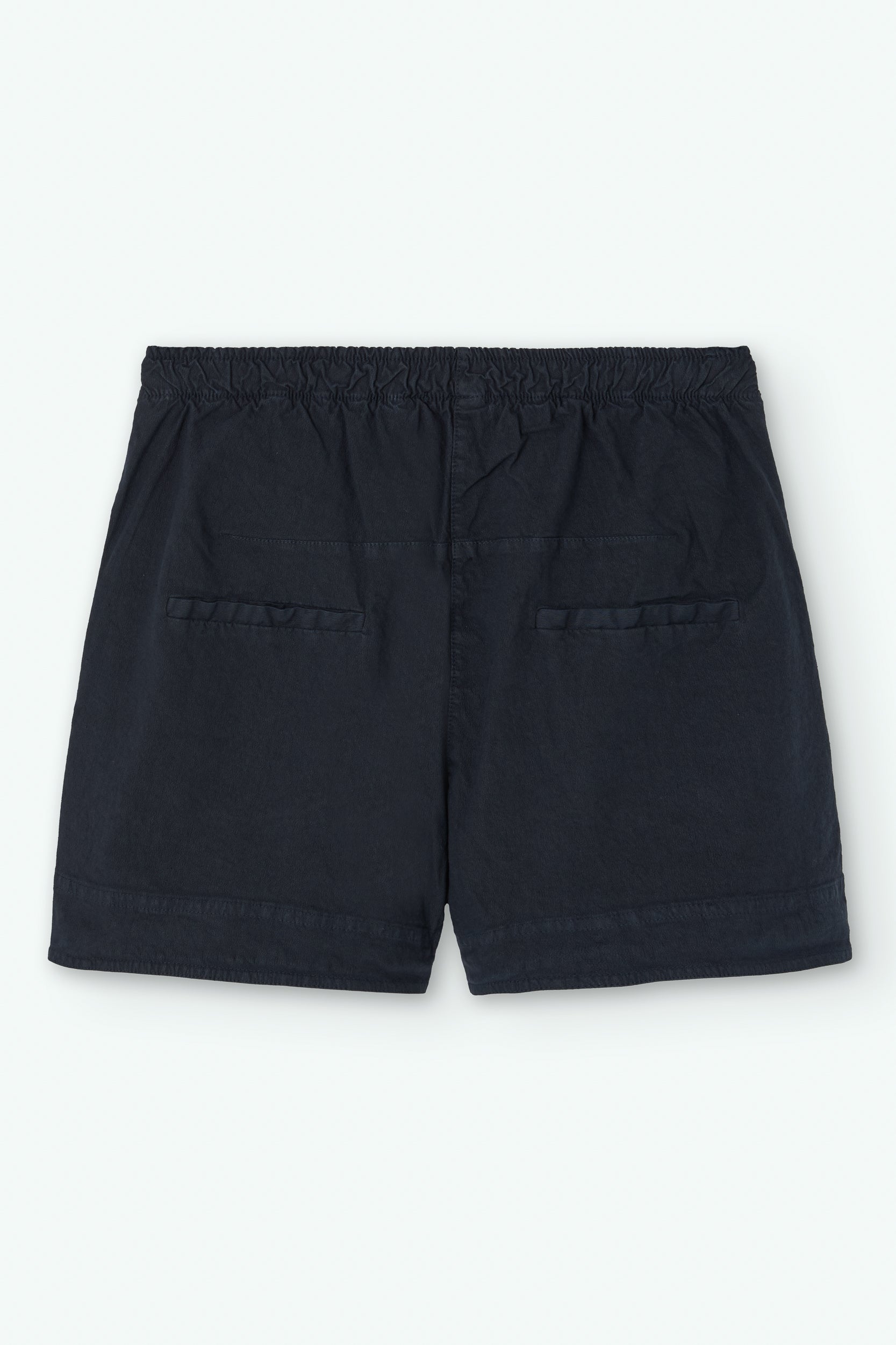 Shorts de algodón y lino