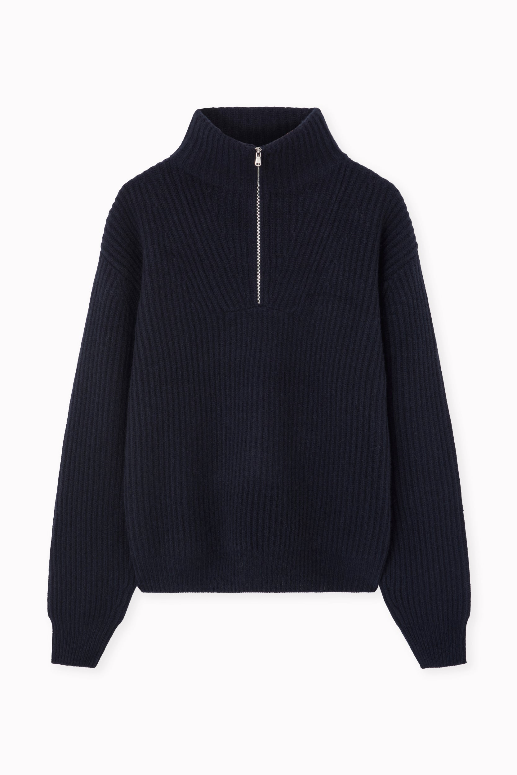 Jersey de cashmere con cuello alto