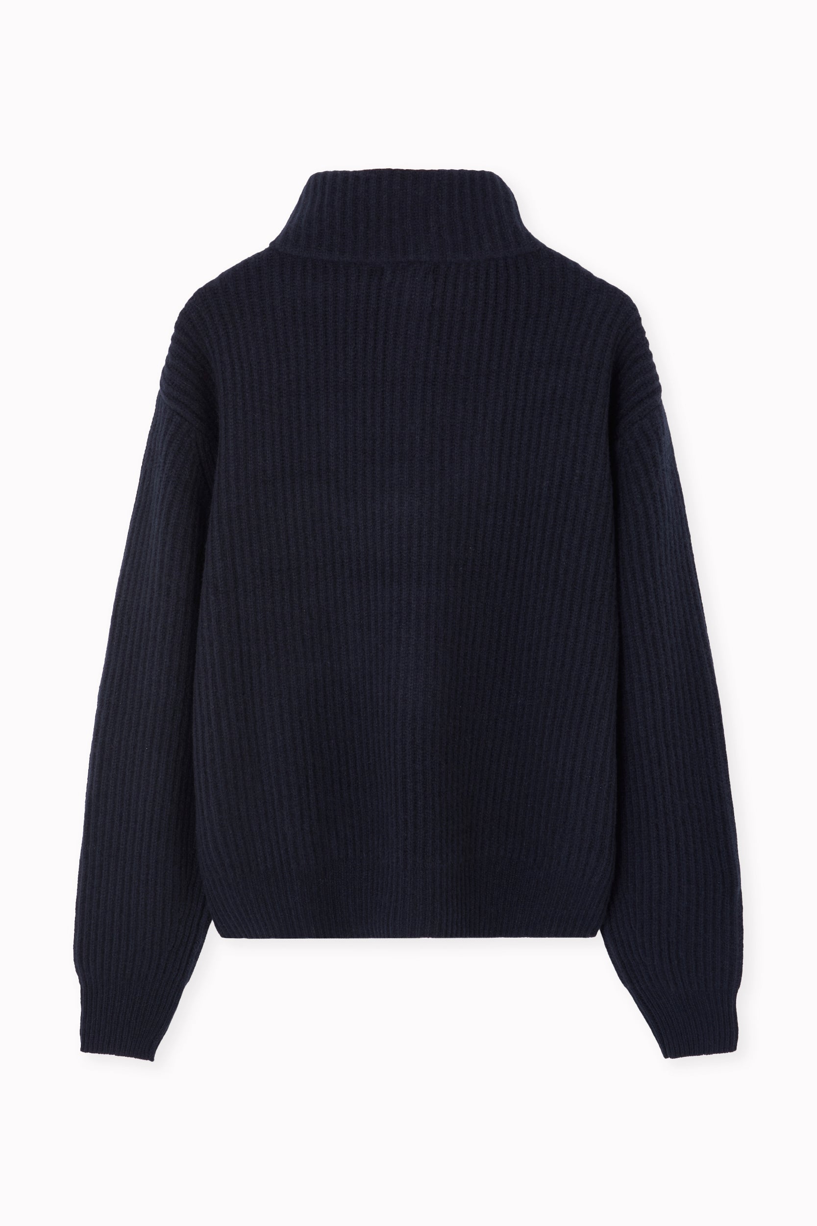 Jersey de cashmere con cuello alto