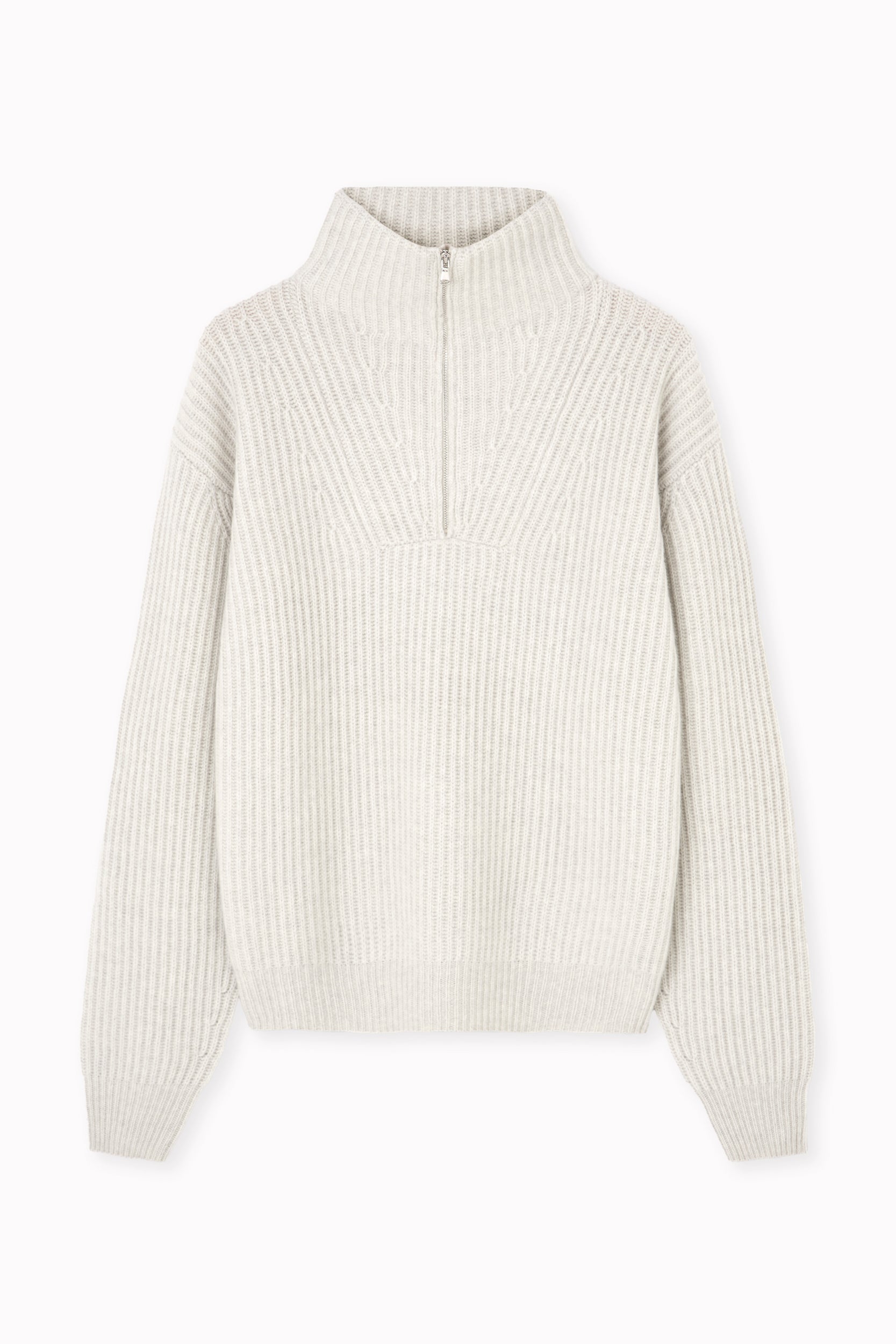 Jersey de cashmere con cuello alto