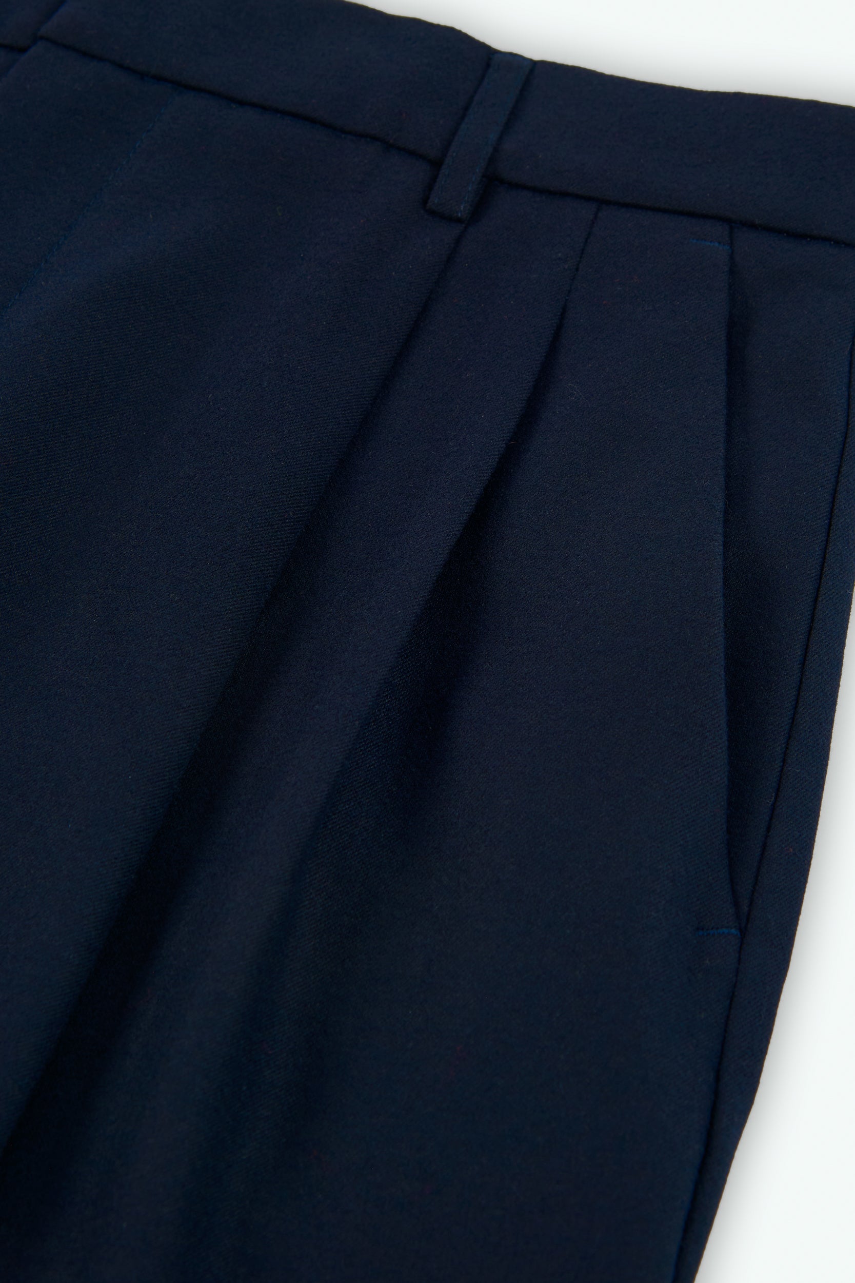 Pleated Flannel Pants