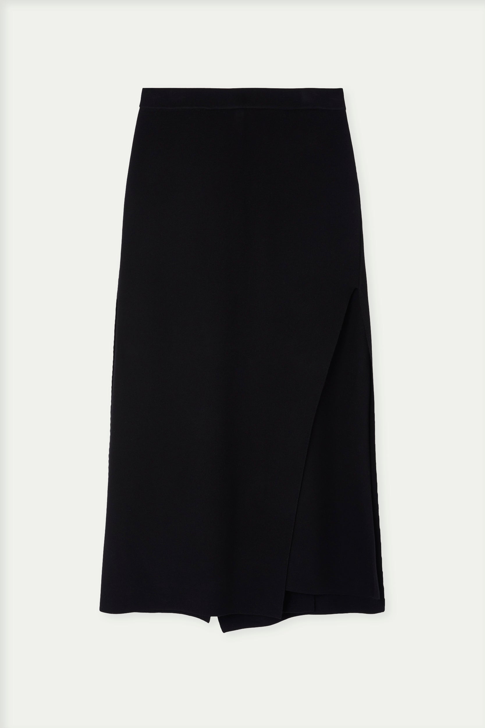 Falda de punto doble