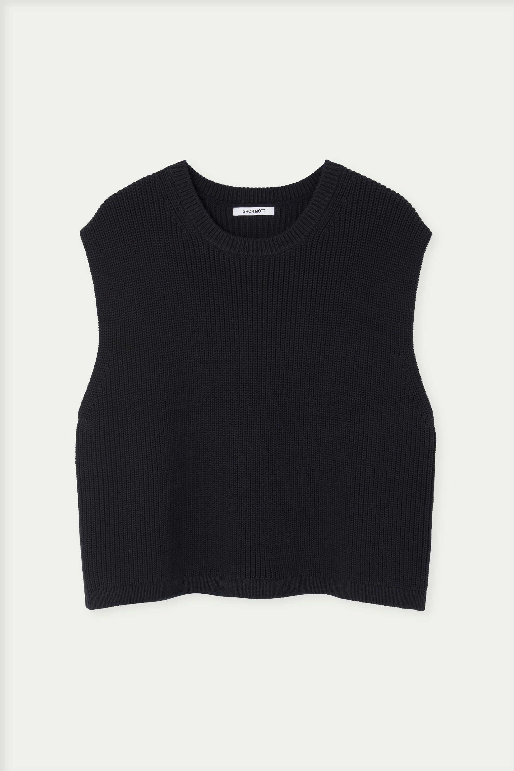 Chaleco en punto perlado