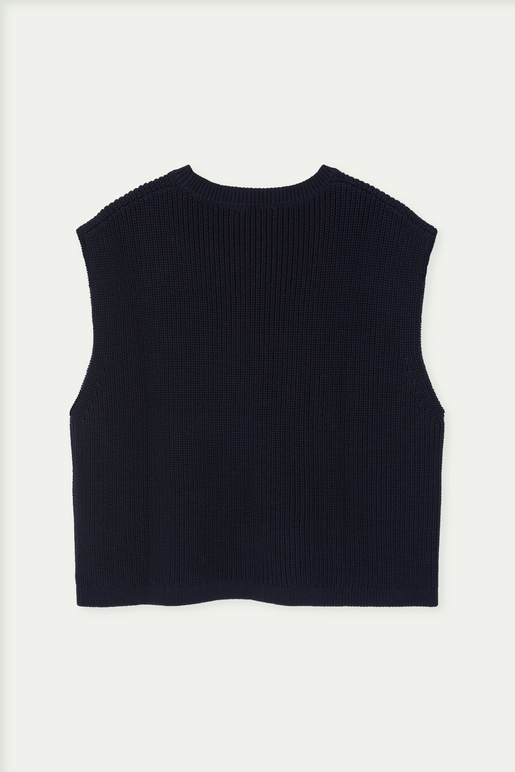 Chaleco en punto perlado