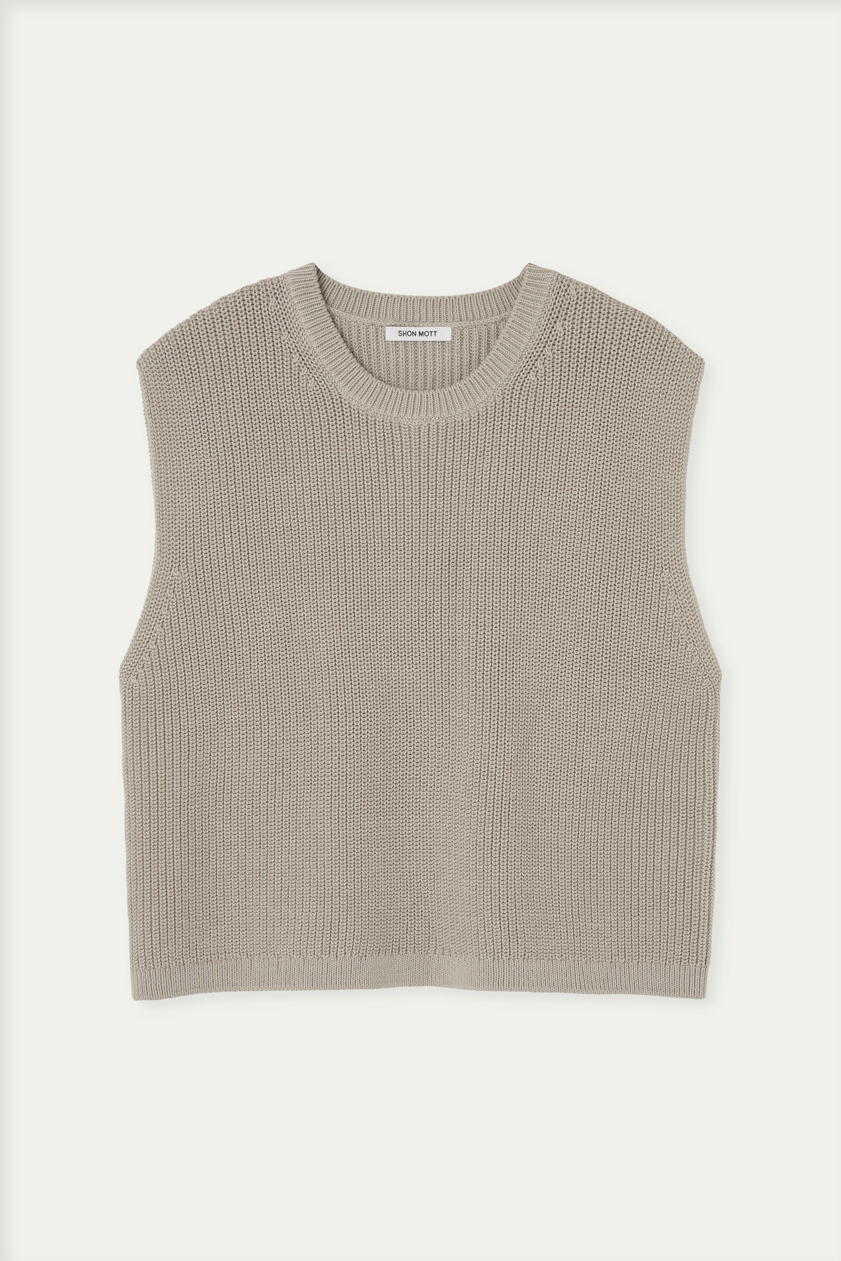 Chaleco en punto perlado