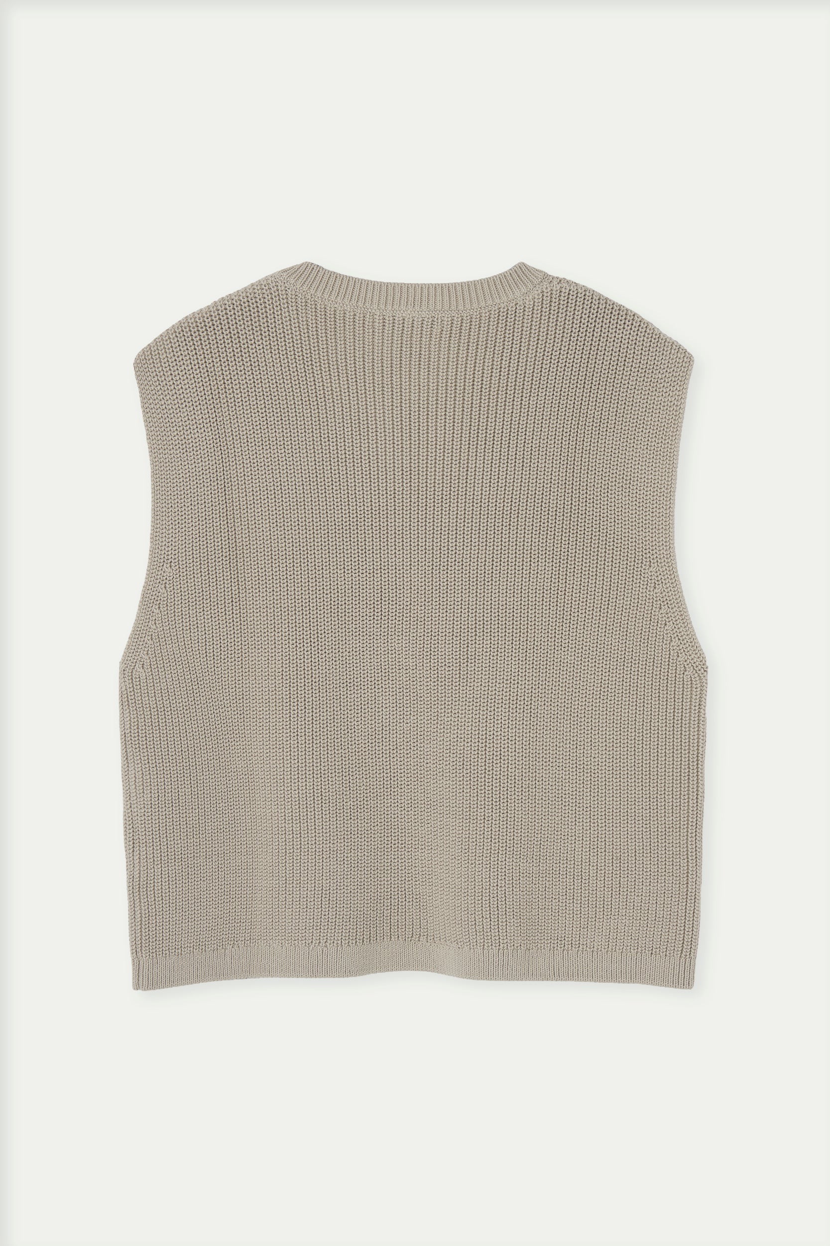 Chaleco en punto perlado