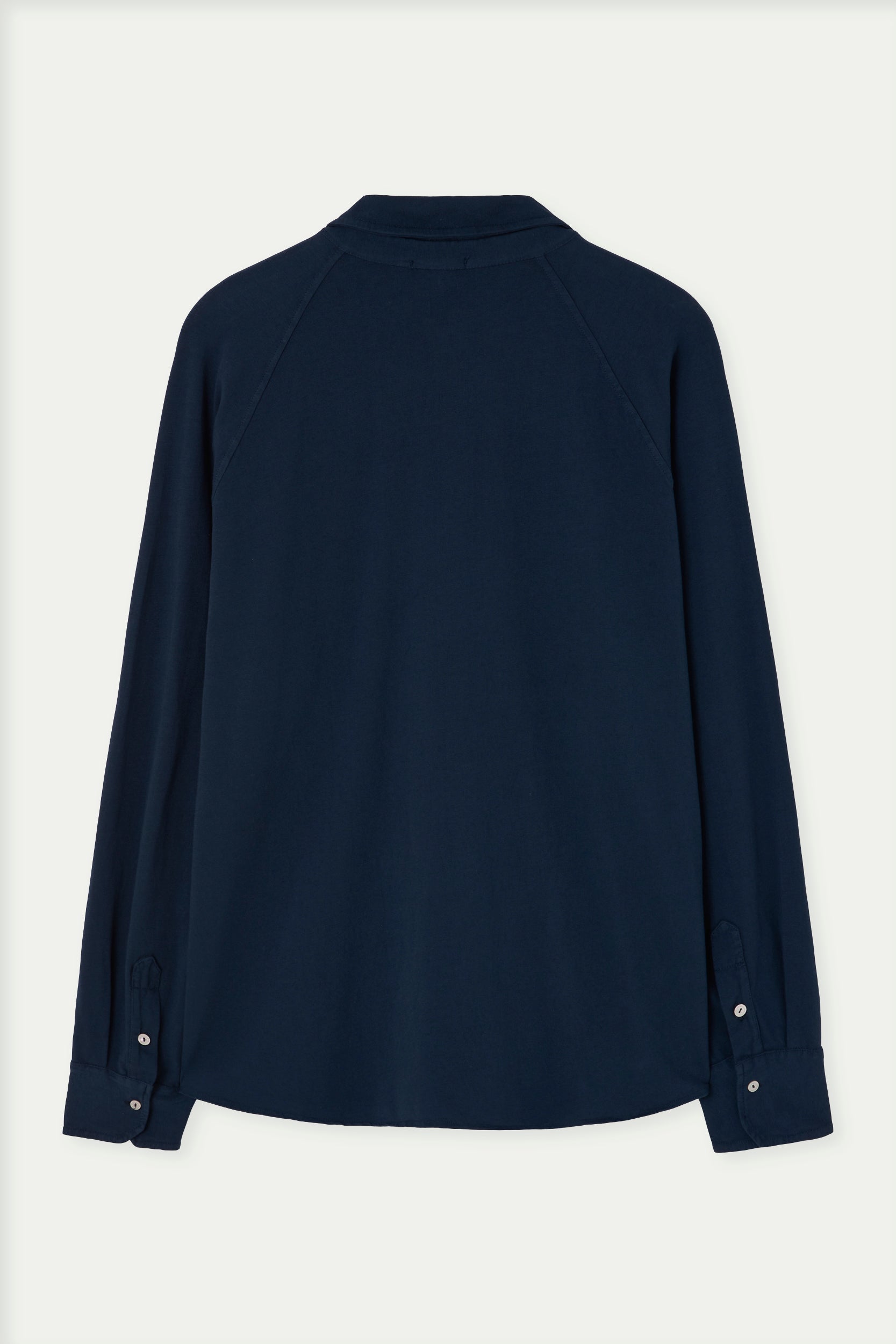 Cotton shirt with ranglan sleeve