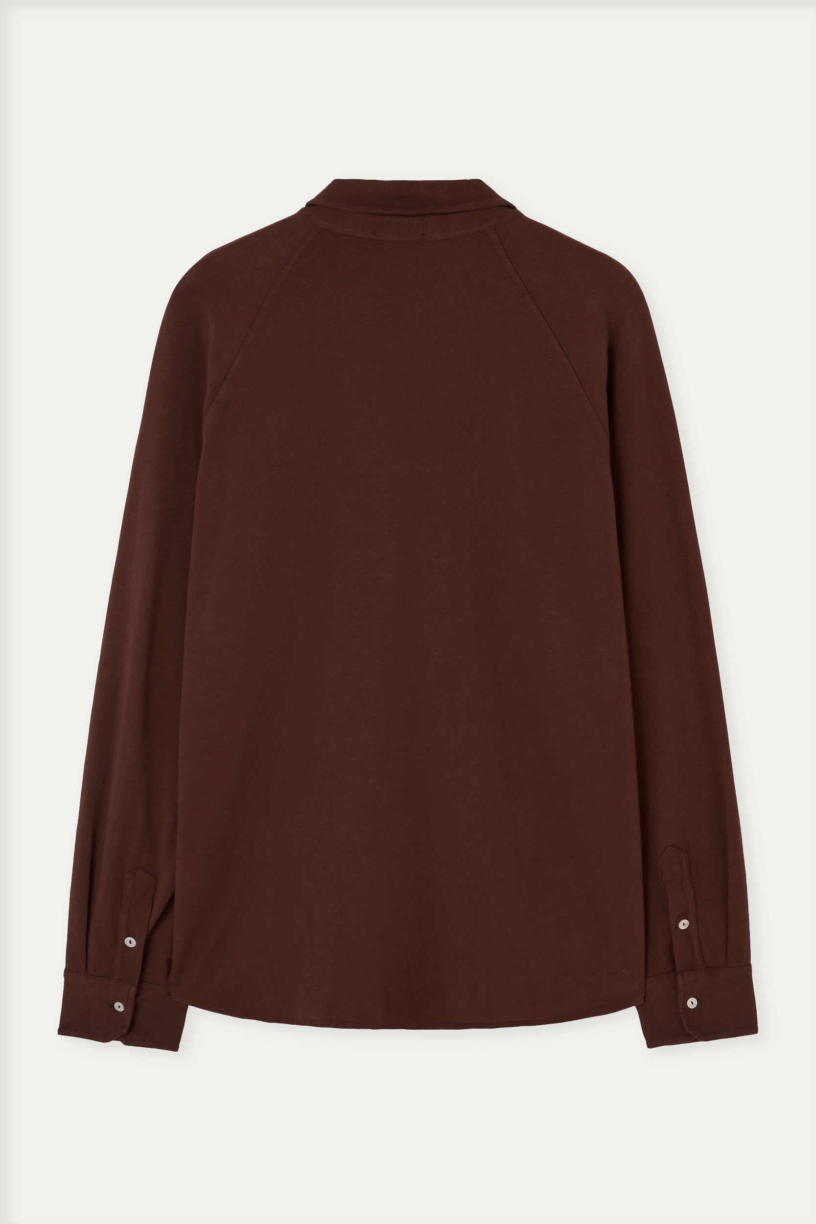 Cotton shirt with ranglan sleeve