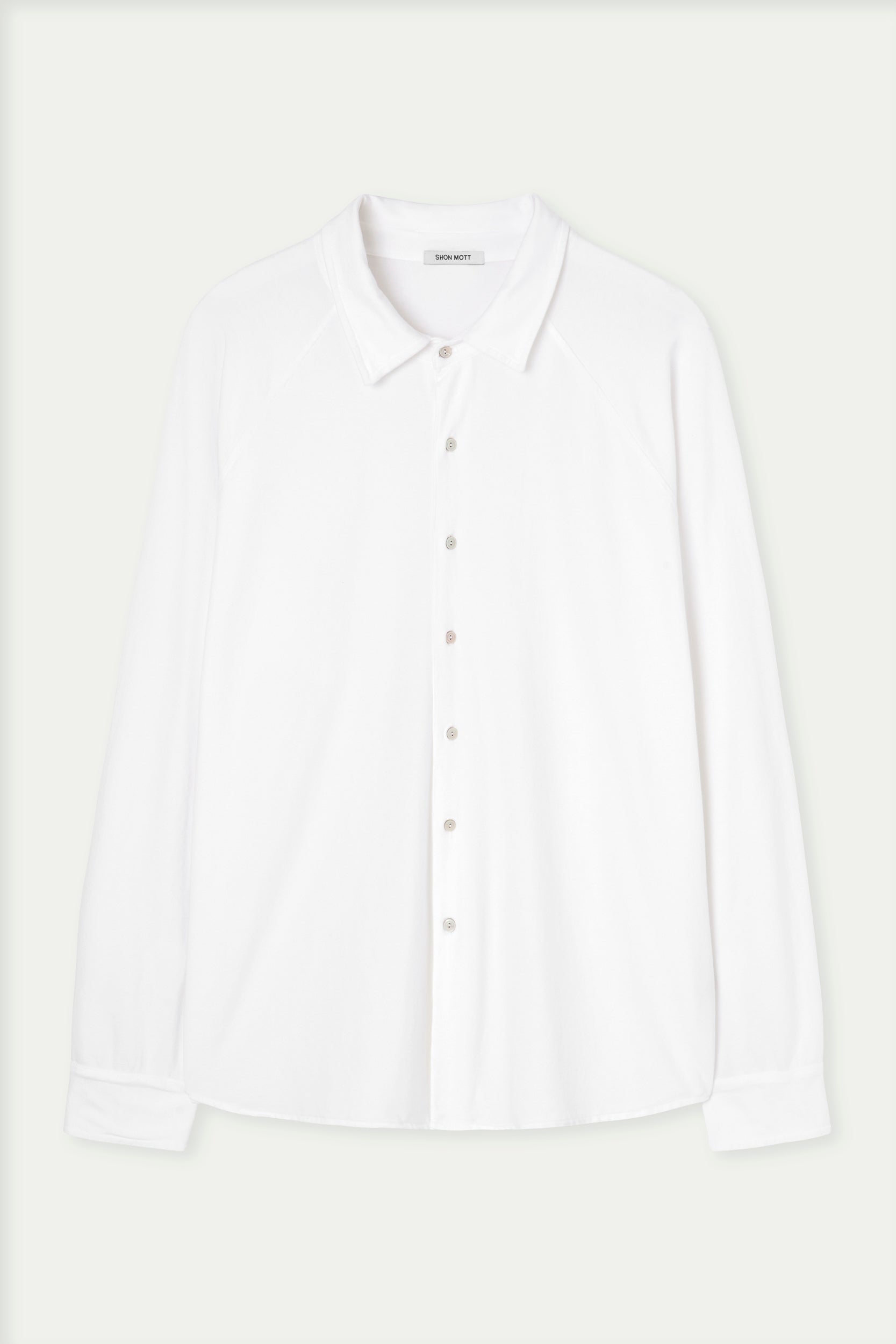 Cotton shirt with ranglan sleeve