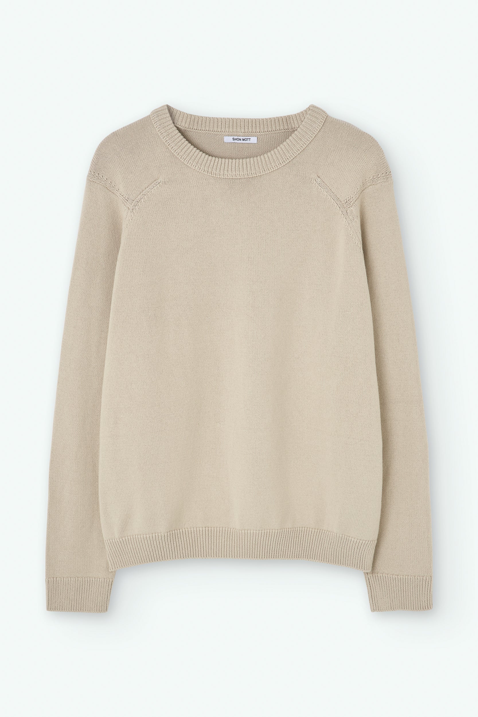 Crewneck with exposed seams