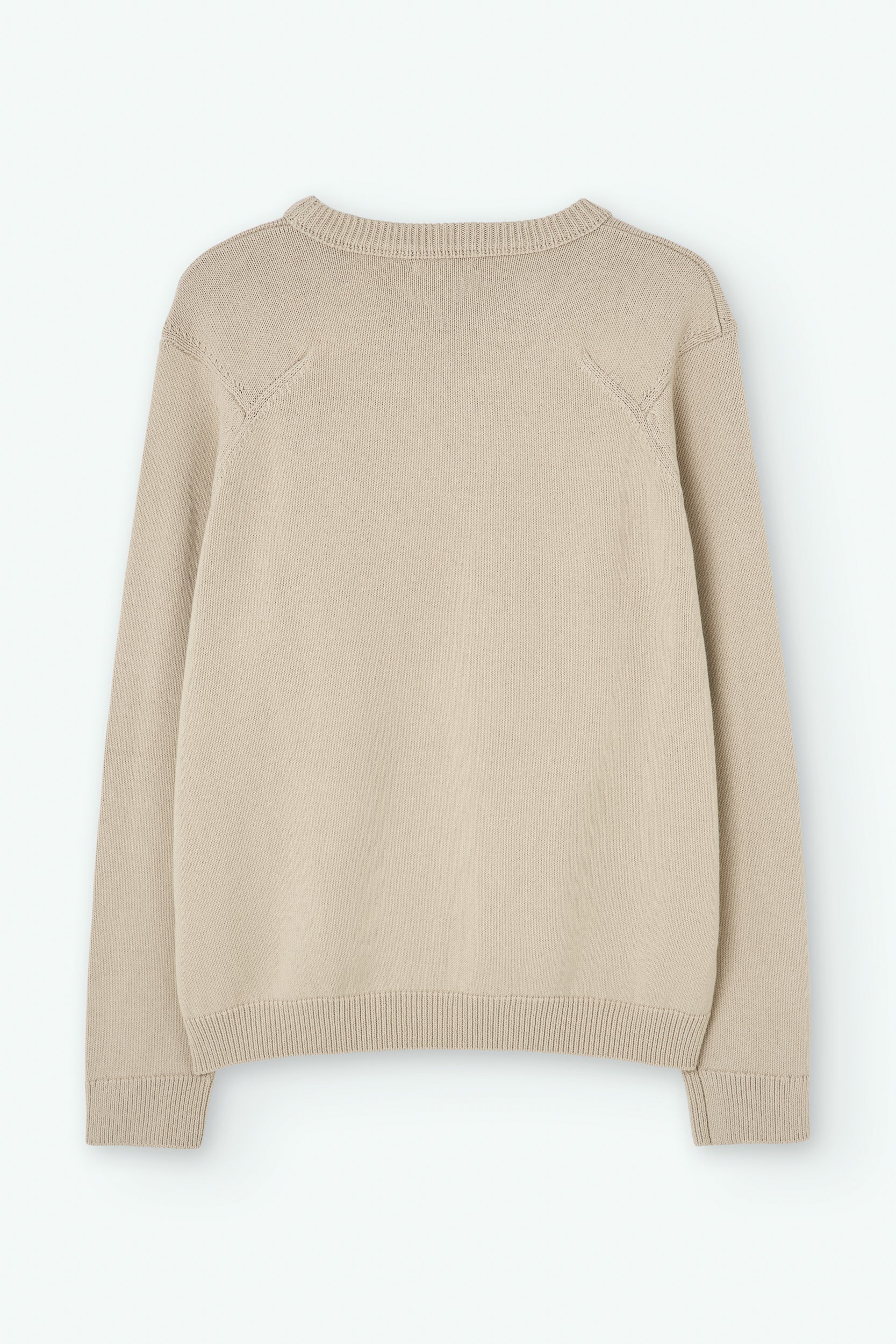 Crewneck with exposed seams