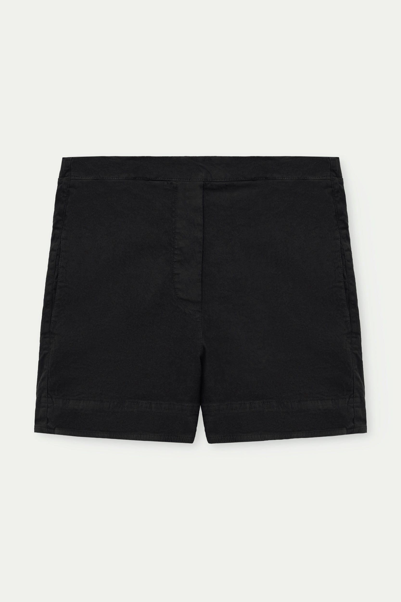 Shorts de algodón y lino
