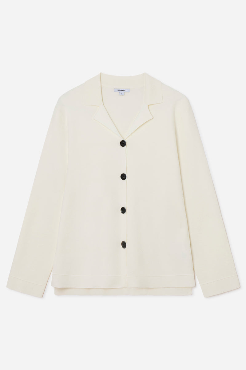 Double-Face Knit Overshirt