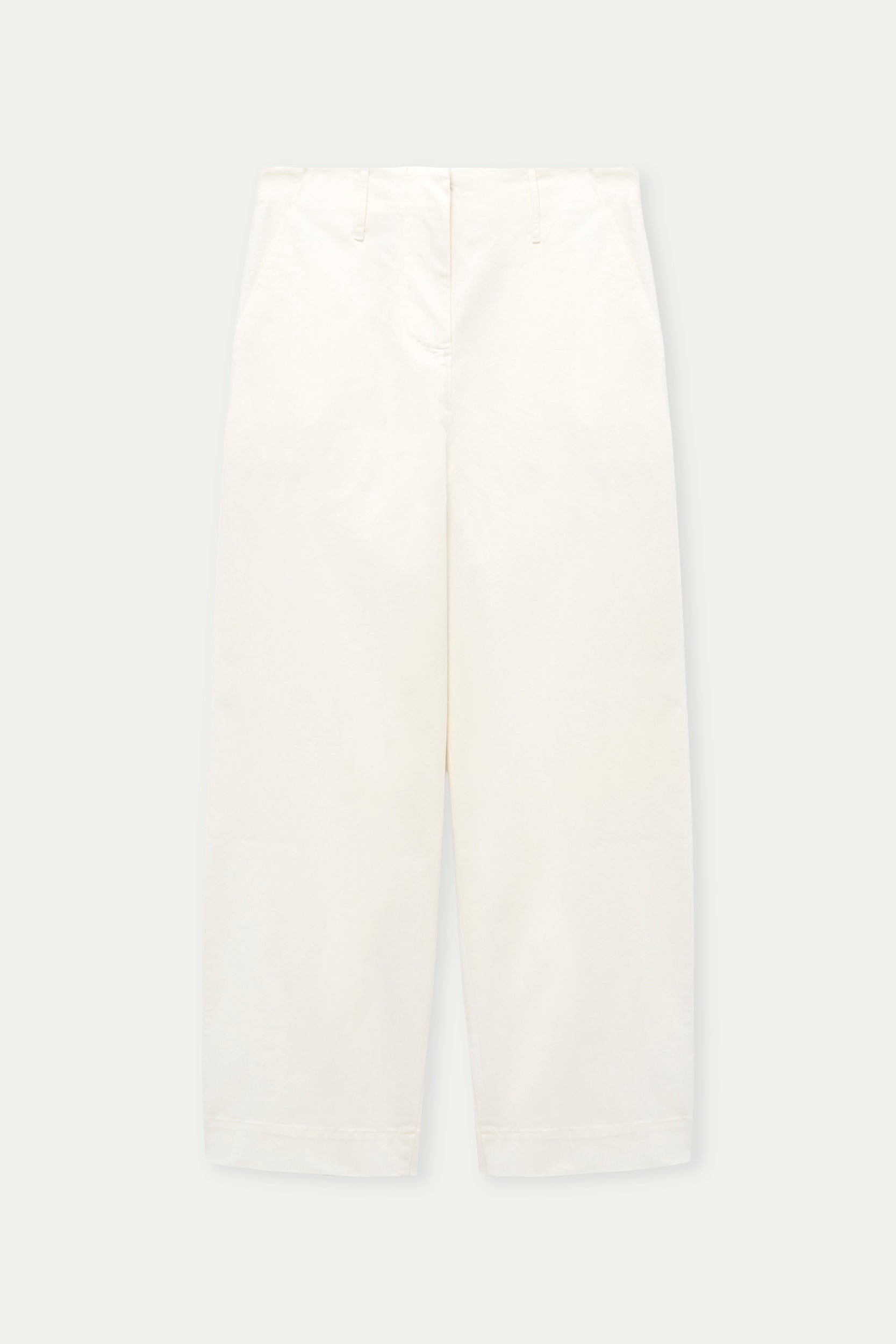 Straight leg cotton pants