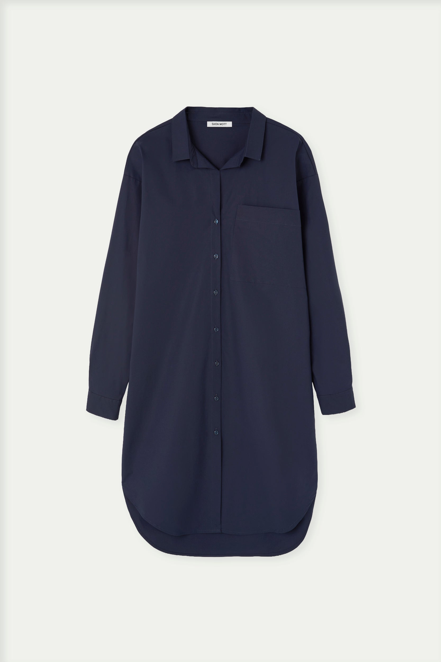 Vestido camisa de algodón