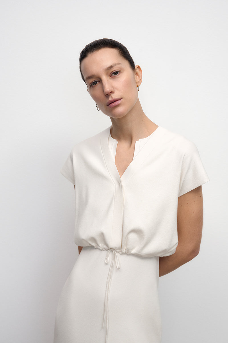 Top japan de punto doble