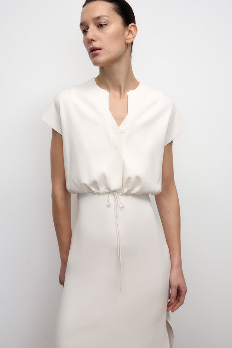 Top japan de punto doble