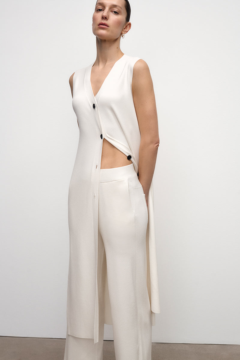 Double-Face Knit Pants