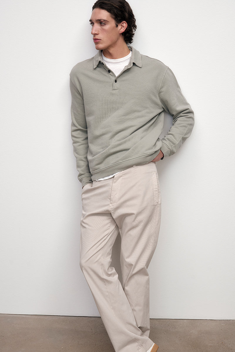 Pantalón amplio de algodón