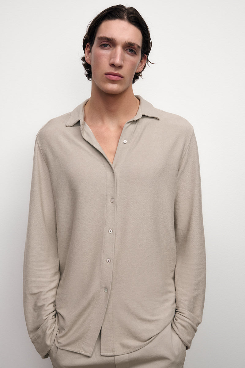 Reverse-Fleece Shirt