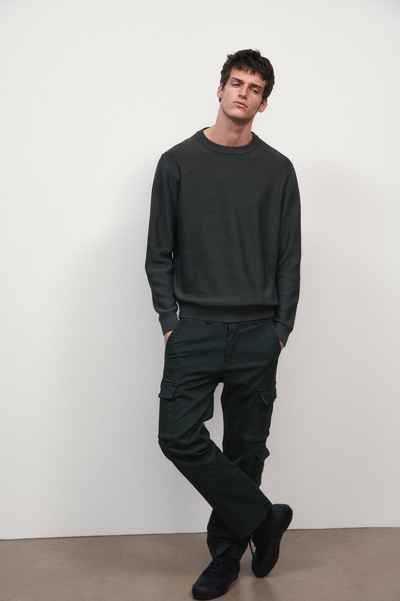 Pantalón cargo de algodón