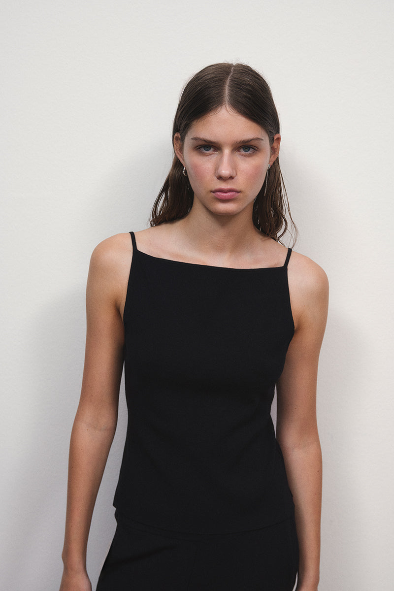 Double-Face Knit Tank Top