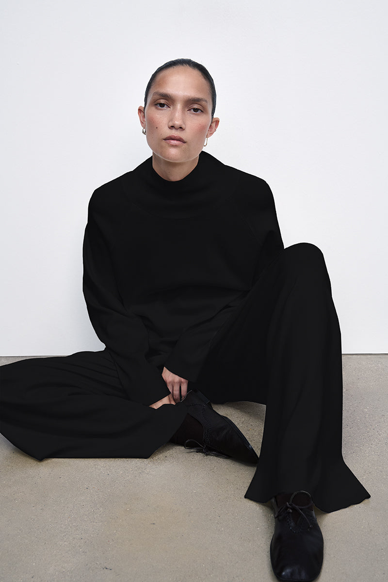 Double-Face Knit Pants