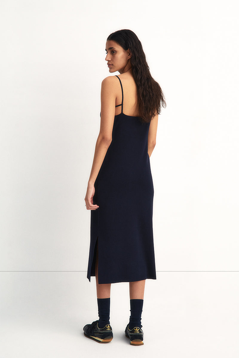 Double-face knit dress