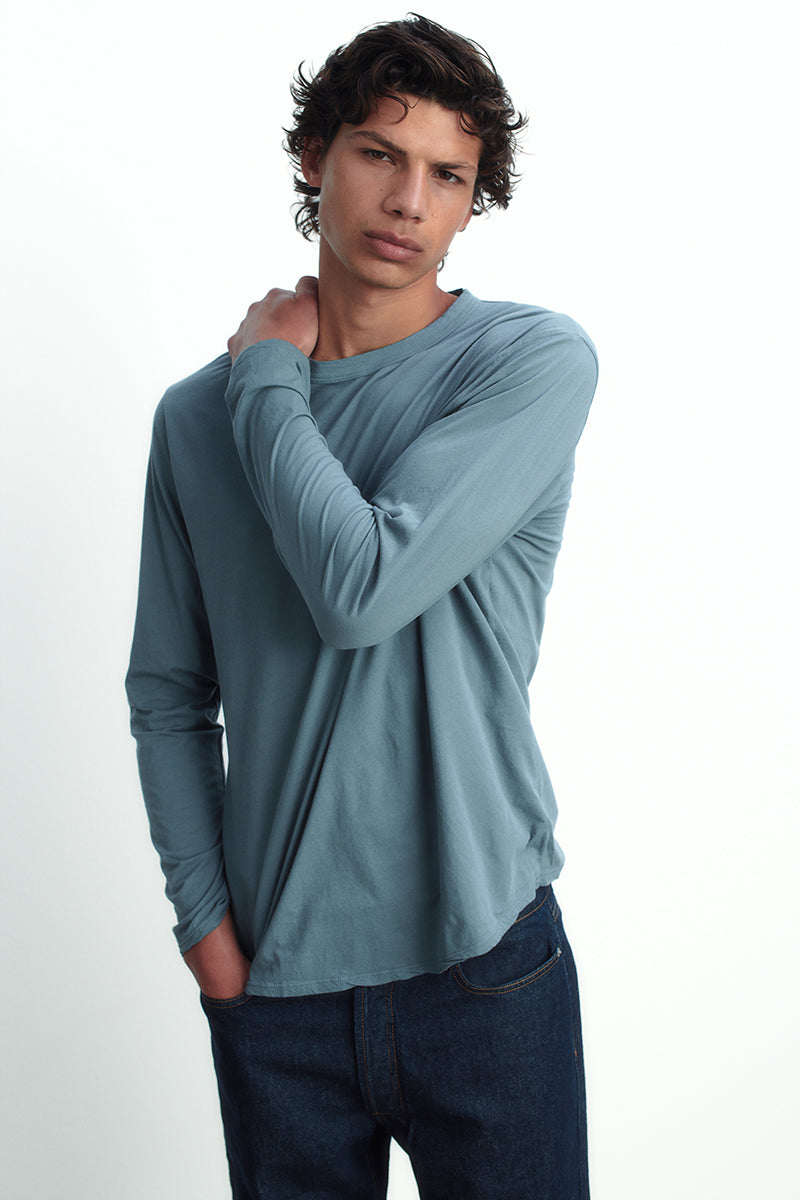 Cotton T-shirt with long sleeves