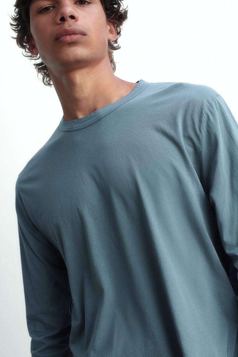 Cotton T-shirt with long sleeves