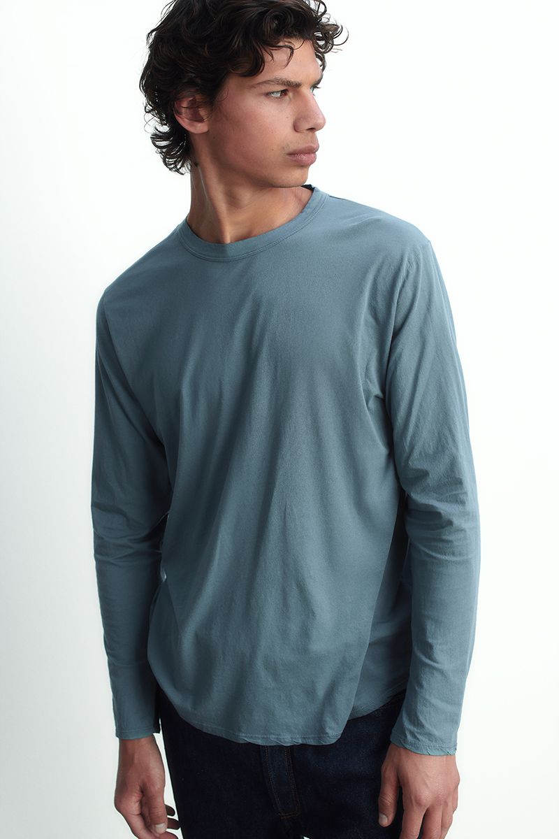 Cotton T-shirt with long sleeves