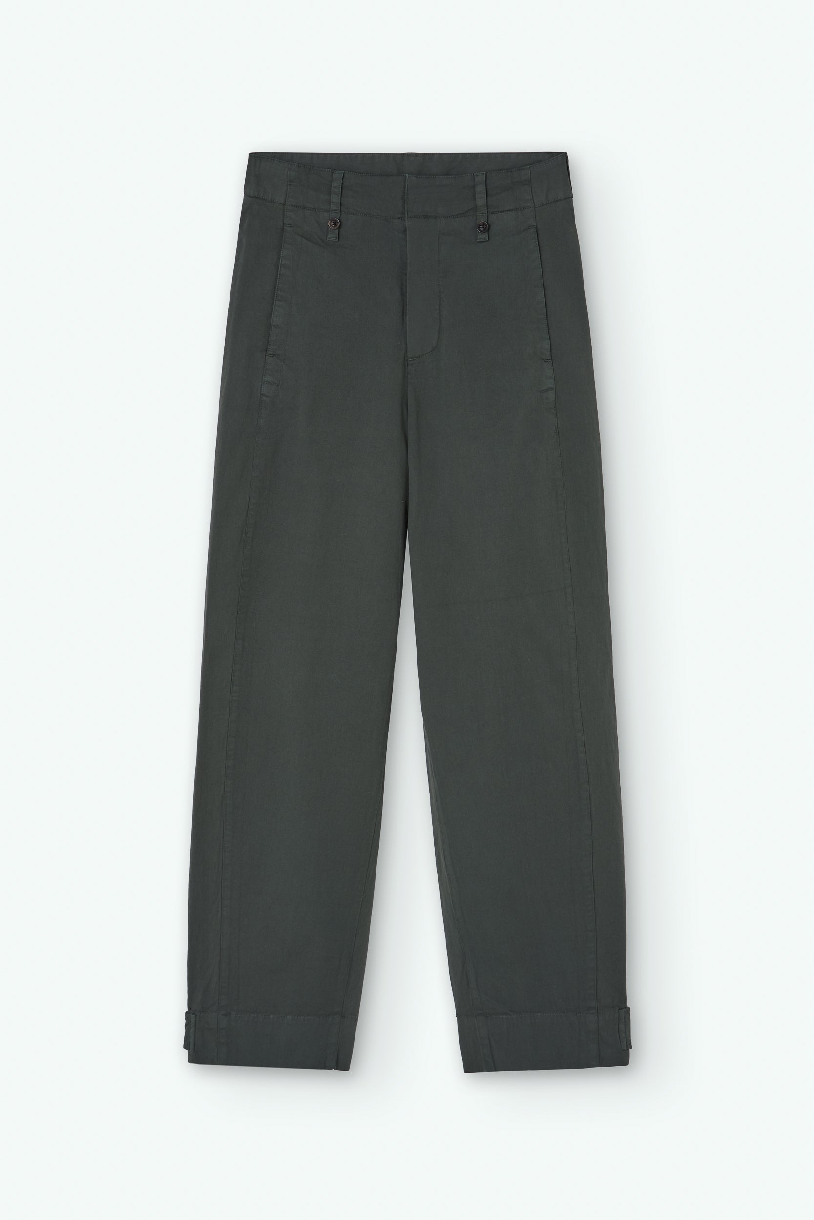 Ankle-Detail Pants