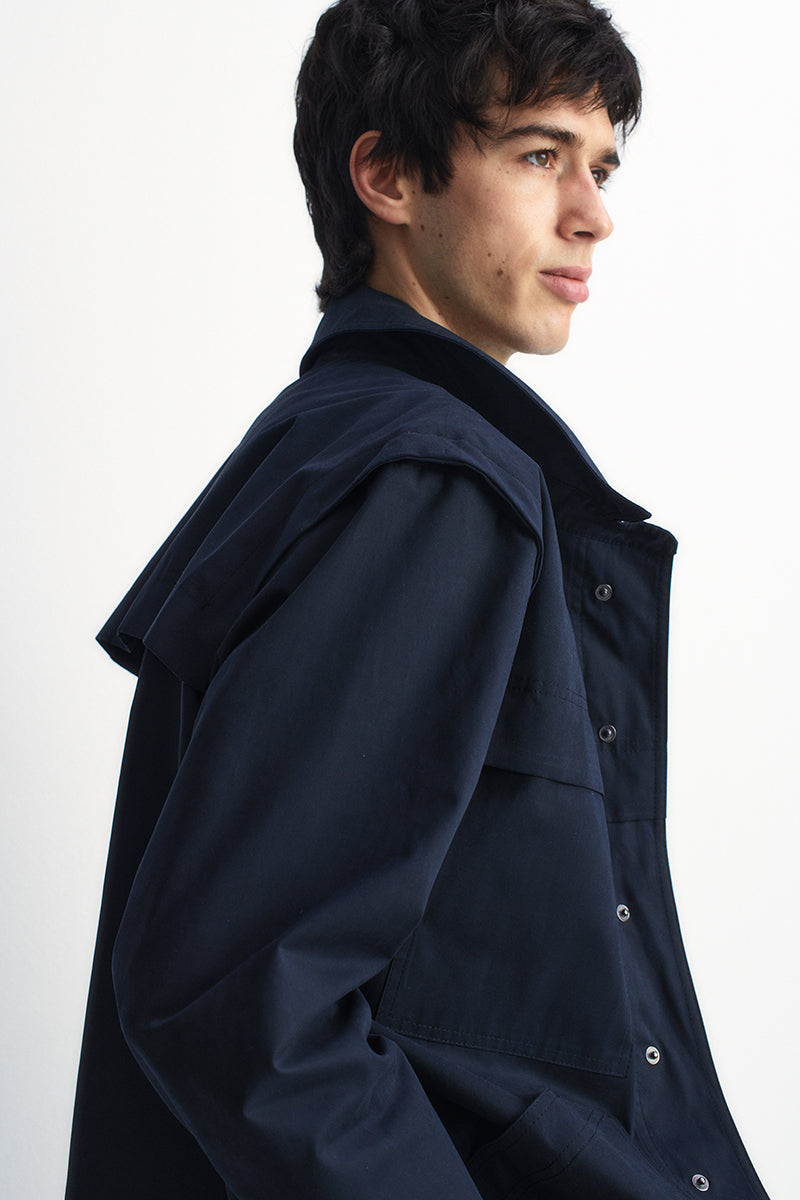Waterproof jacket with front pockets