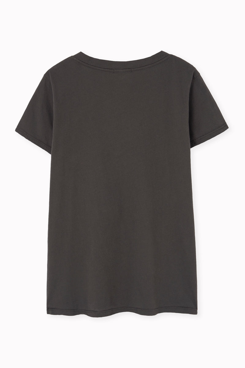 Camiseta de algodón con cuello V