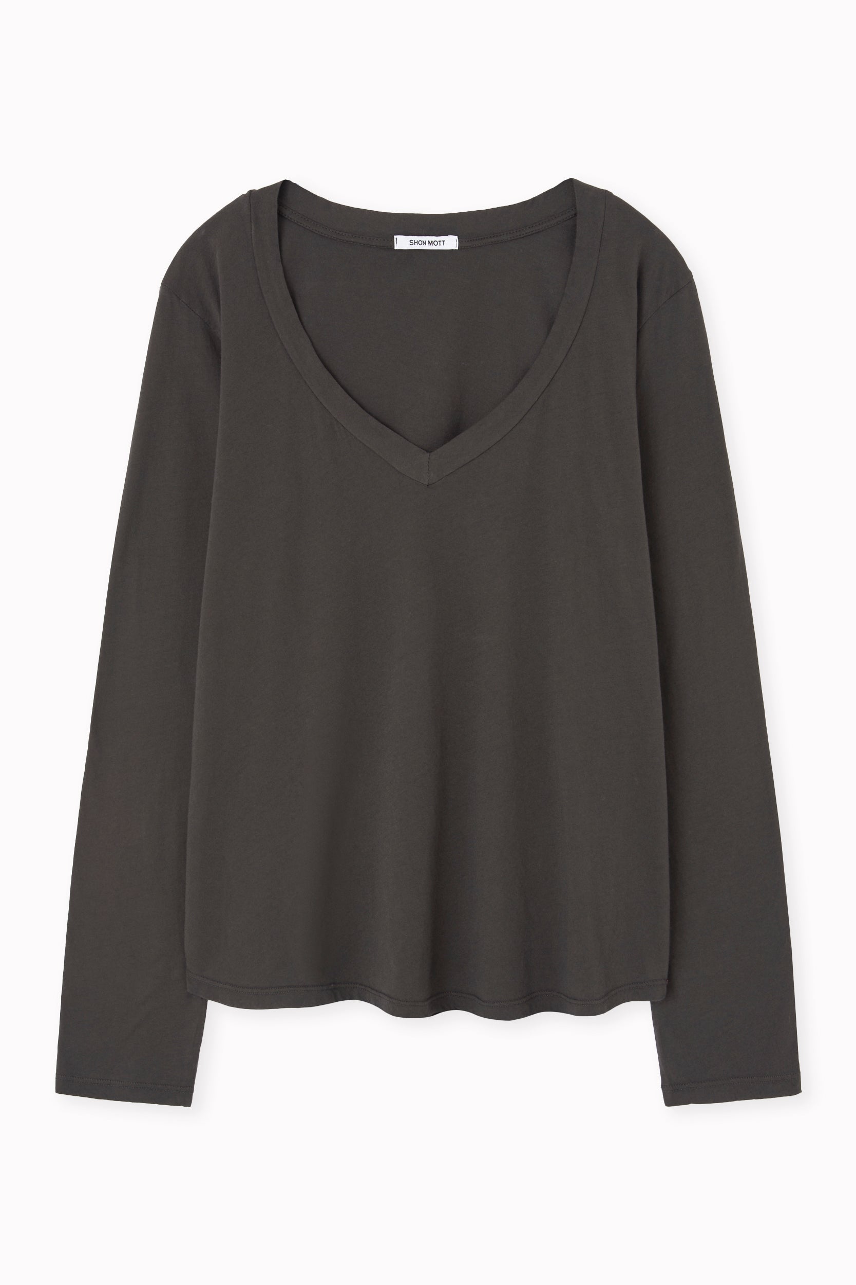 Cotton V-neck T-shirt