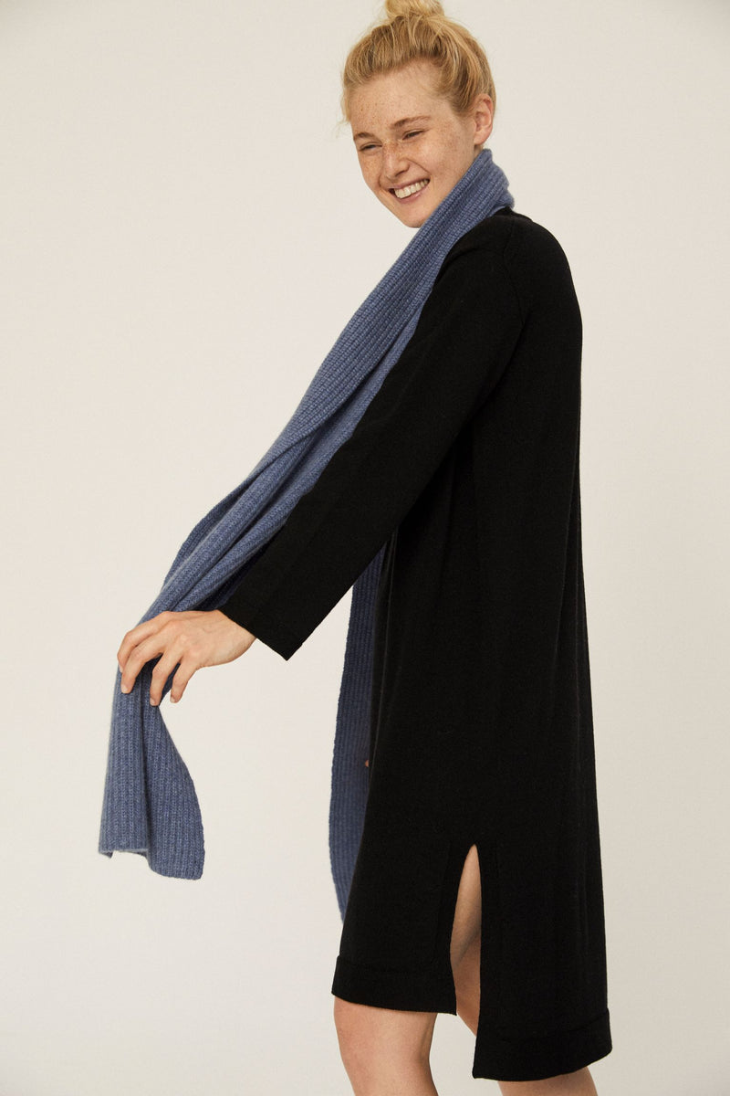 Bufanda de punto de cashmere